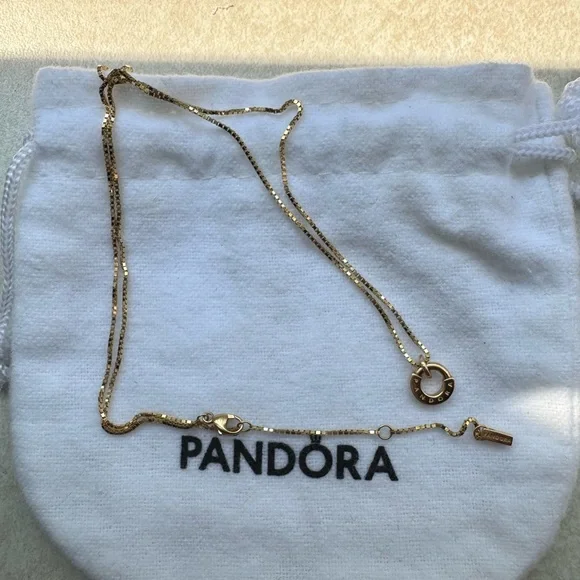 Pandora Signature I-D Collier Pendant Necklace - Picture 5 of 7